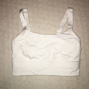 white lululemon sports bra